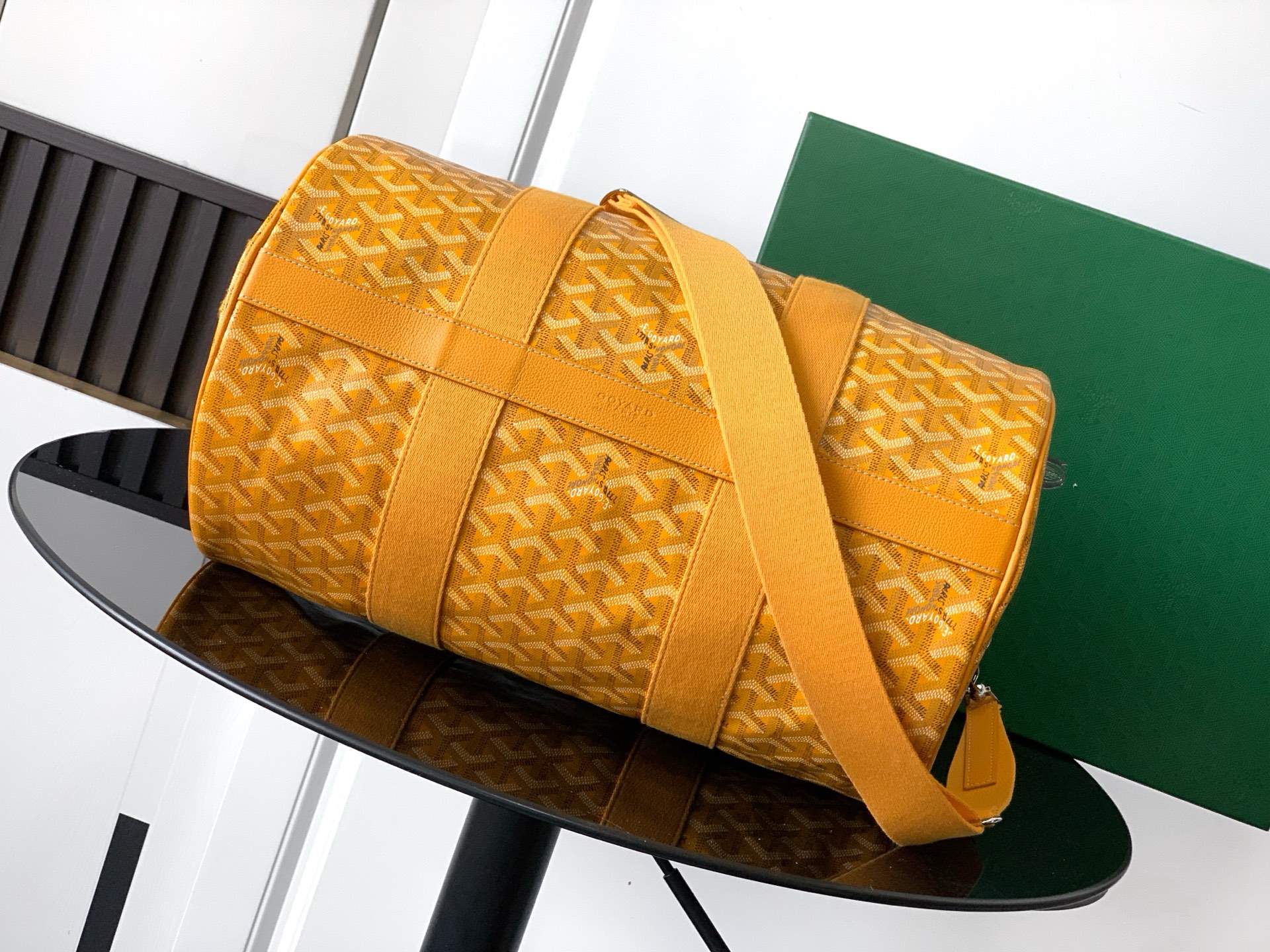 Goyard Barrel 40 Sports Bag orange