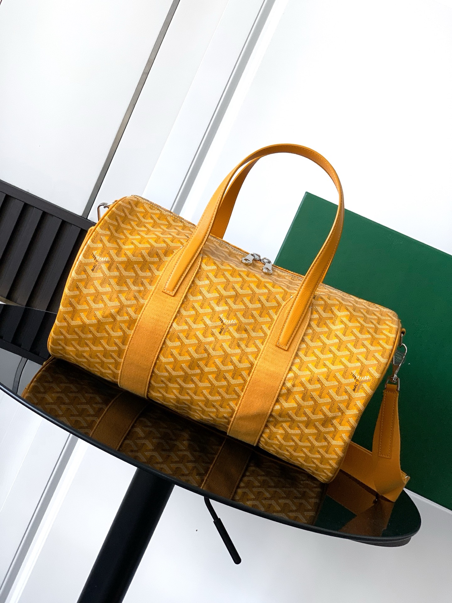 Goyard Barrel 40 Sports Bag orange