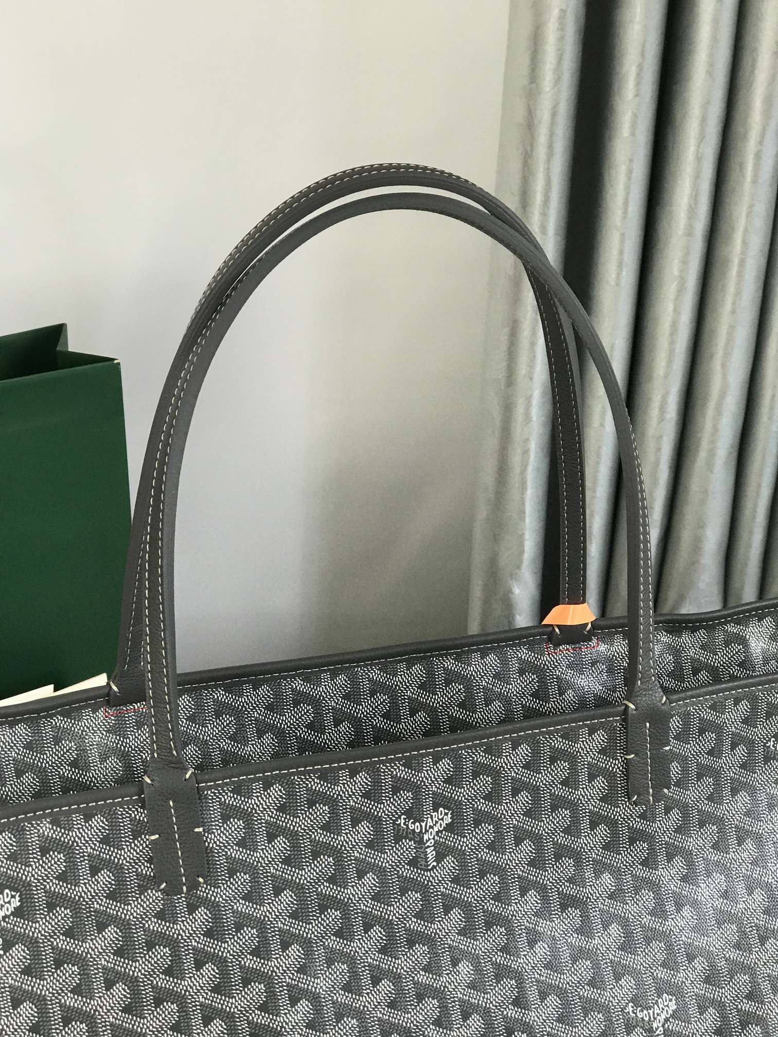 Goyard Saint Louis PM Tote Bag Pouch Gray