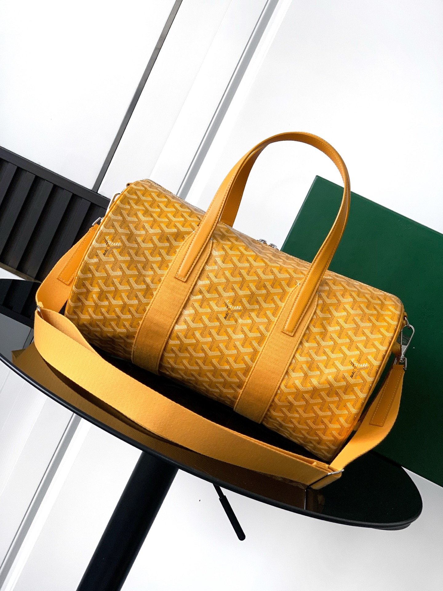 Goyard Barrel 40 Sports Bag orange