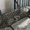 Goyard Black Goyardine Saint Louis GM Leather Cloth Pony-style calfskin Cloth ref.224679