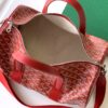 Goyard Barrel 40 Sports Bag red