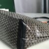 Goyard Black Goyardine Saint Louis GM Leather Cloth Pony-style calfskin Cloth ref.224679