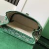 GOYARD Goyardine Calfskin Mini Alpin Backpack green
