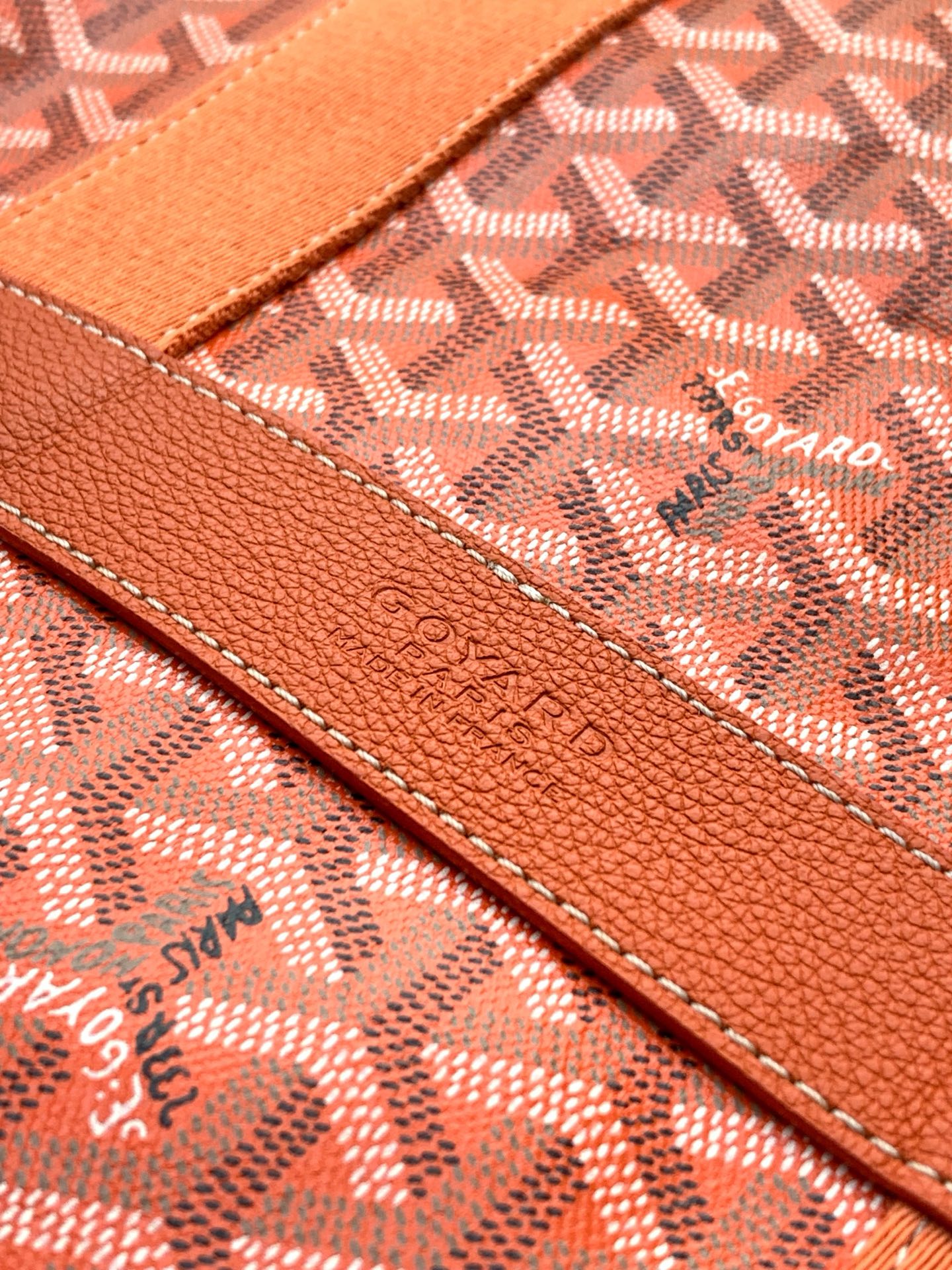 Goyard Barrel 40 Sports Bag orange