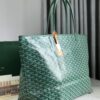 Goyard Goyardine Green St. Louis GM Tote Bag Palladium