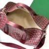 Goyard Barrel 40 Sports Bag Burgundy