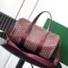 Goyard Barrel 40 Sports Bag Burgundy