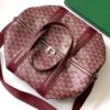 Goyard Barrel 40 Sports Bag Burgundy