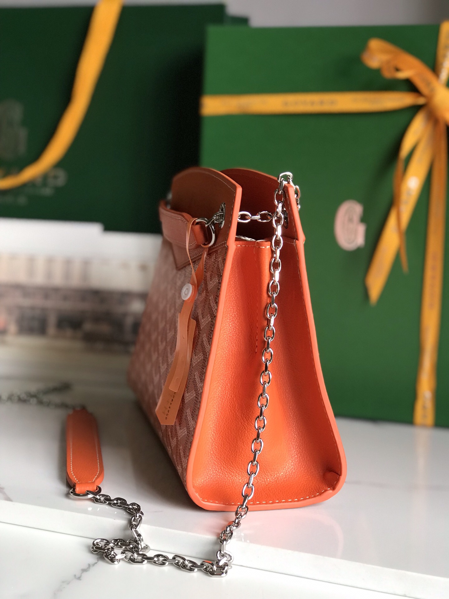 Goyard Goyardine Sac Rouette Mini - orange Shoulder Bags,