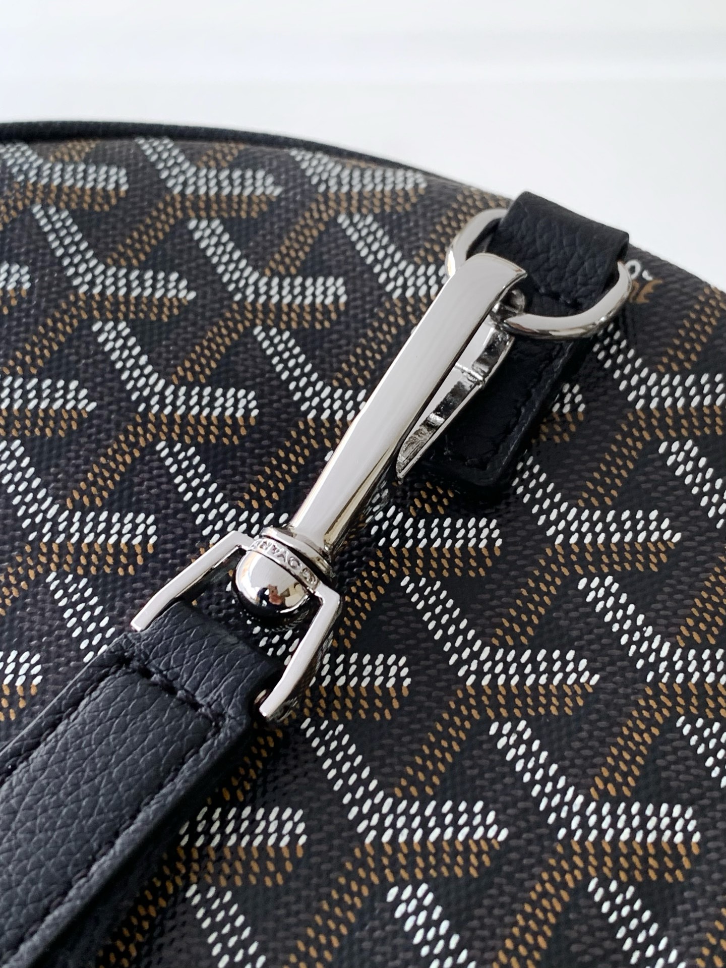 Goyard Barrel 40 Sports Duffle Bag black brown