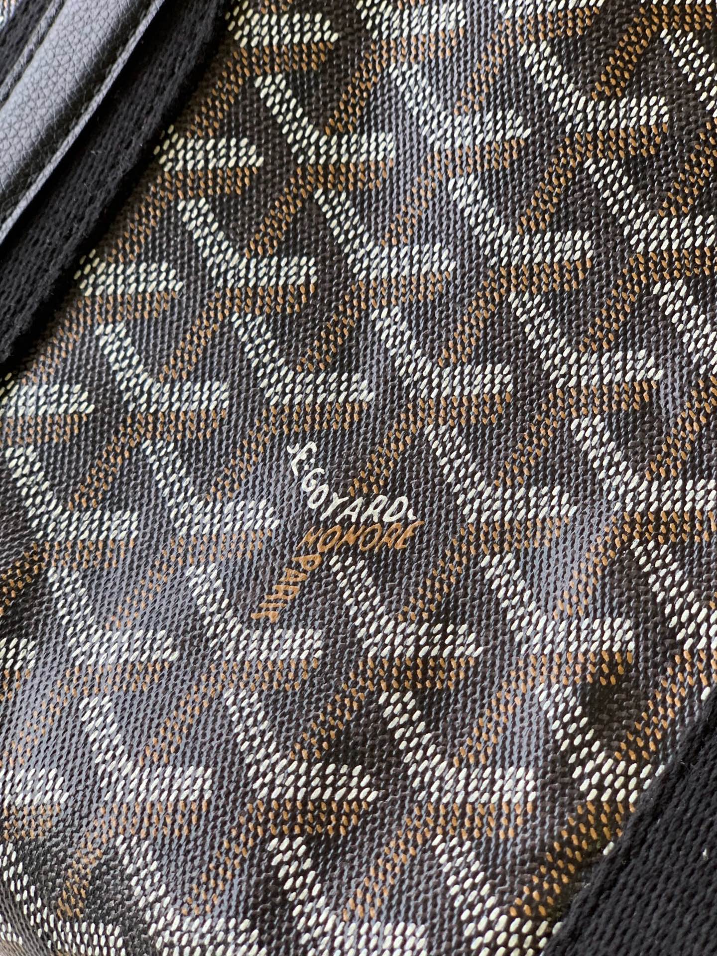 Goyard Barrel 40 Sports Duffle Bag black brown