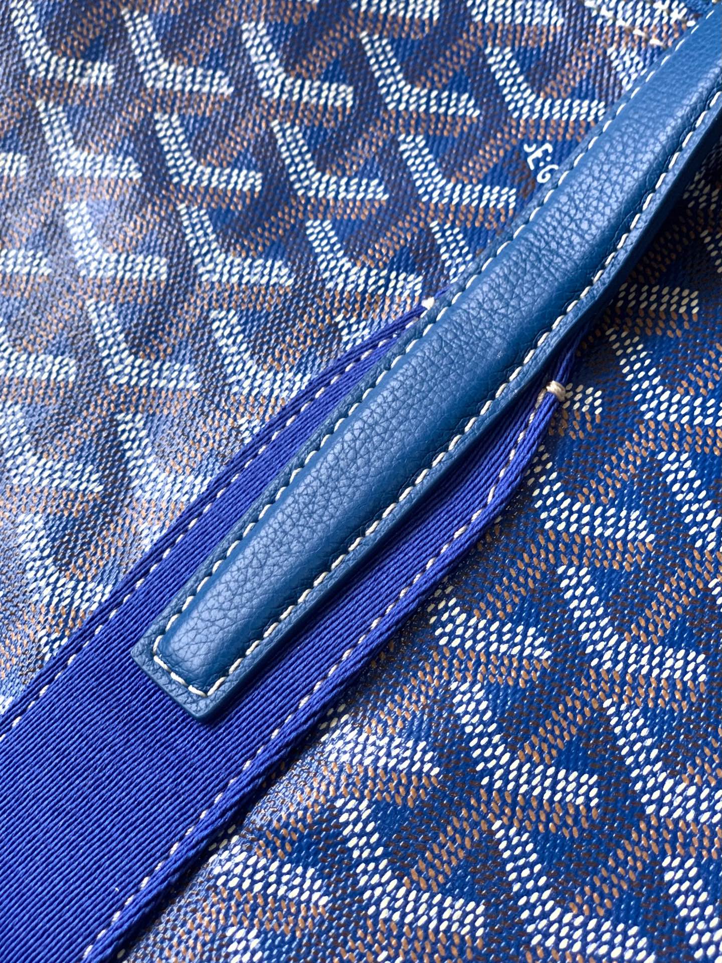 Goyard Barrel 40 Sports Duffle Bag blue