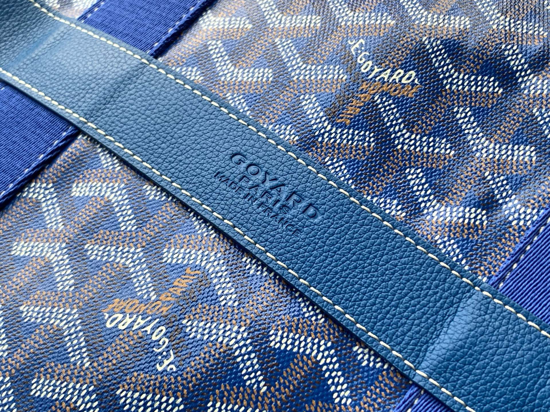 Goyard Barrel 40 Sports Duffle Bag blue
