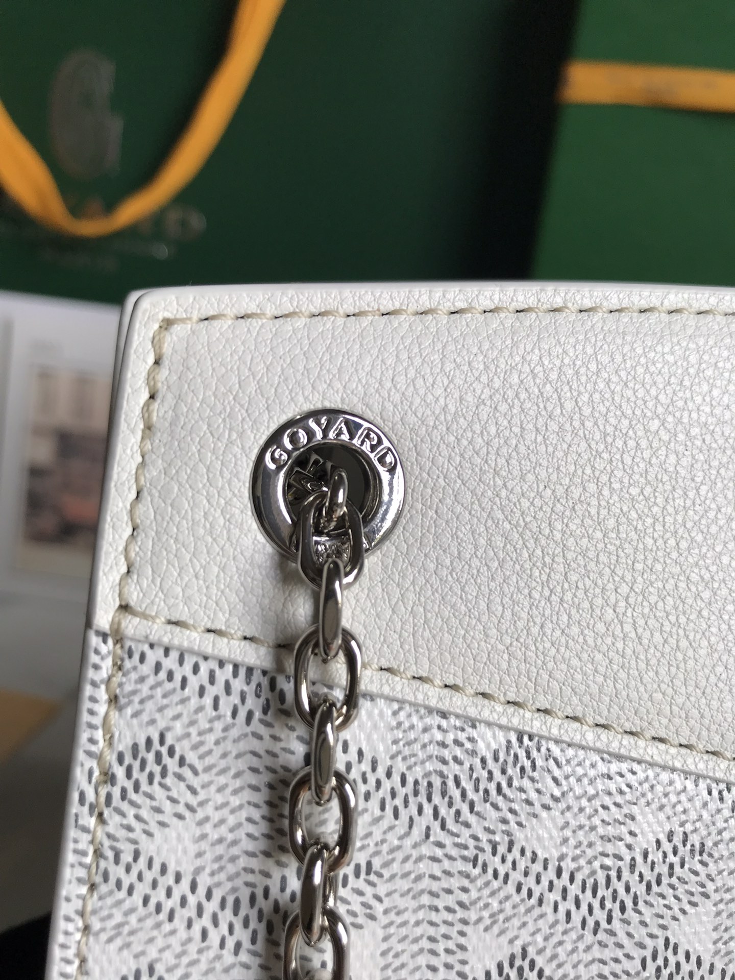 Goyard Goyardine Sac Rouette Mini - white Shoulder Bags,