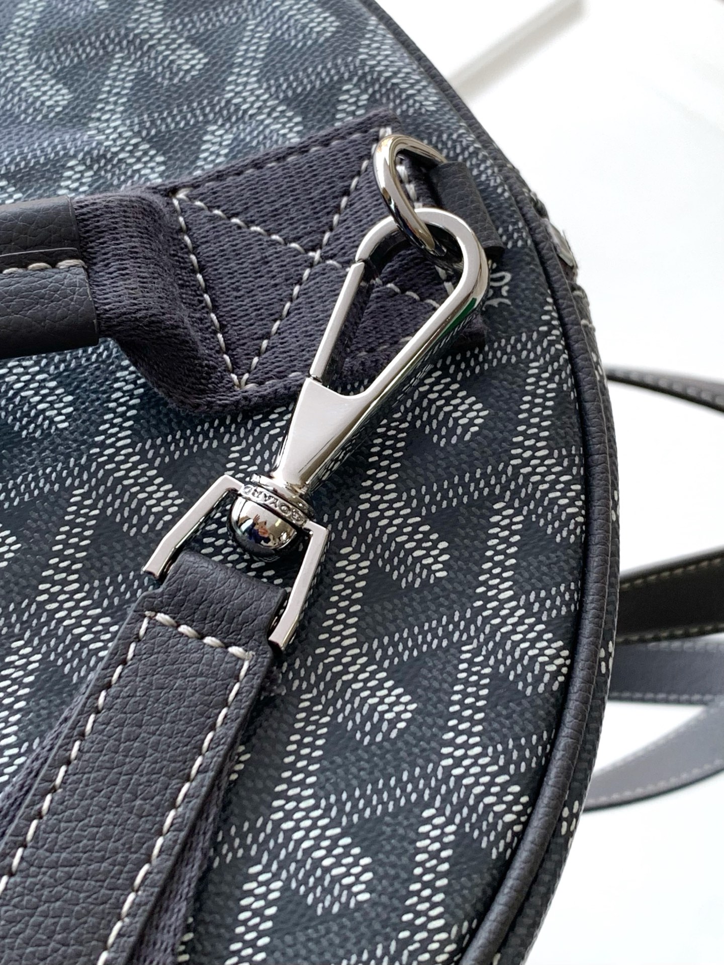 Goyard Barrel 40 Sports Duffle Bag Gray