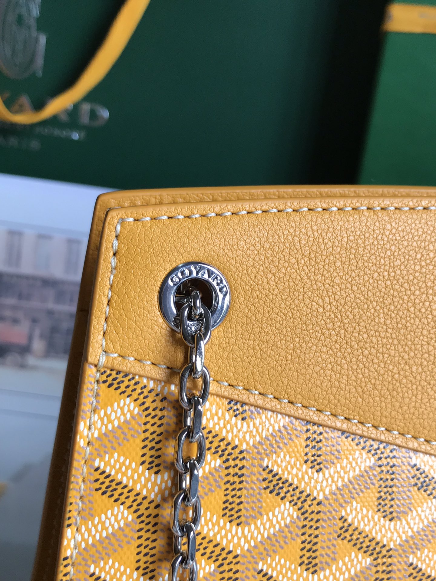 Goyard Goyardine Sac Rouette Mini - yellow Shoulder Bags,