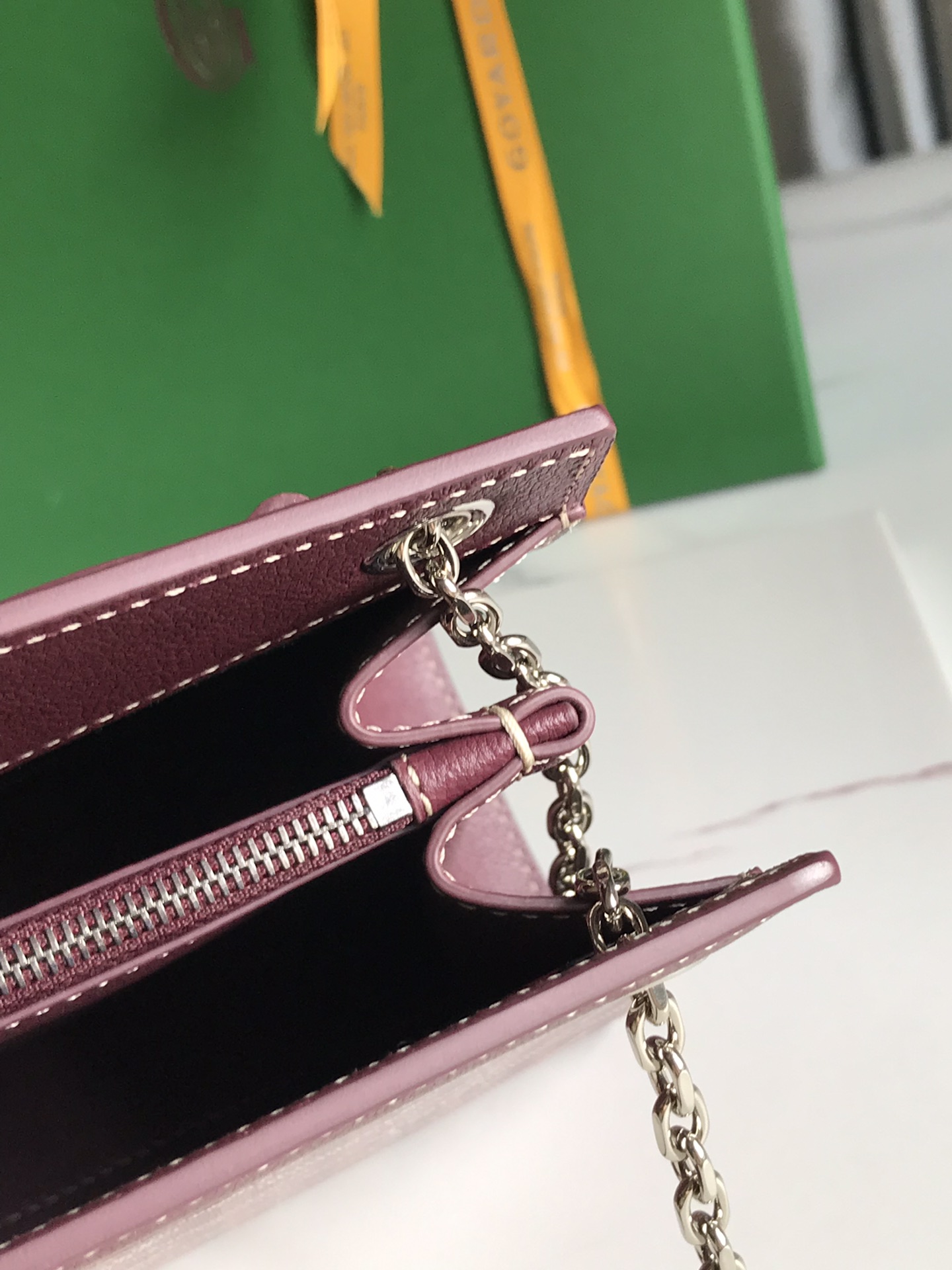 Goyard Goyardine Sac Rouette Mini - Burgundy Shoulder Bags,