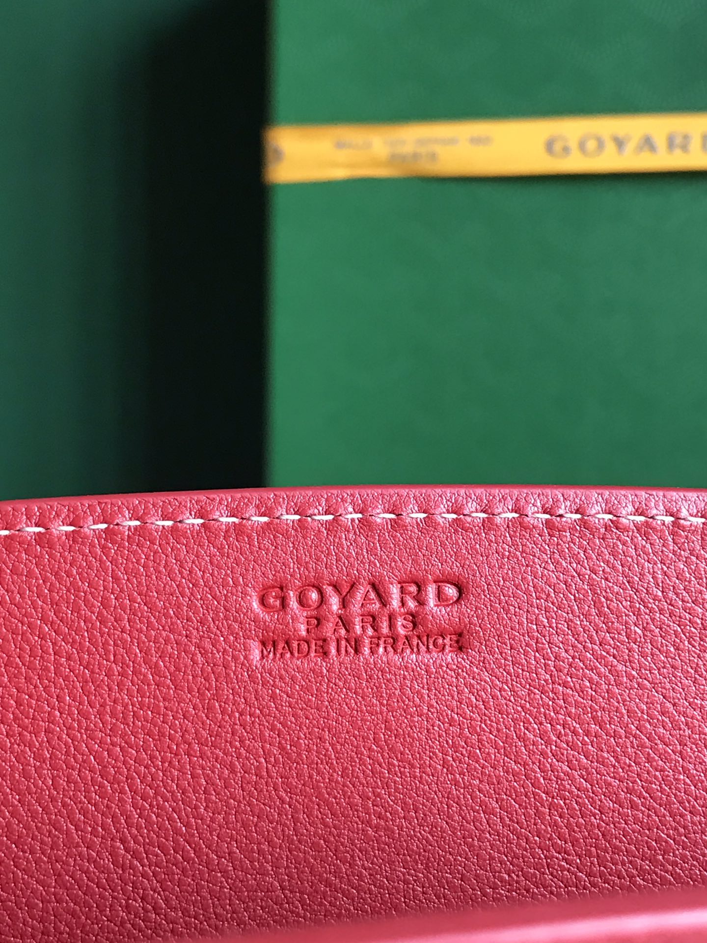 Goyard Rouette Structure Mini Bag red