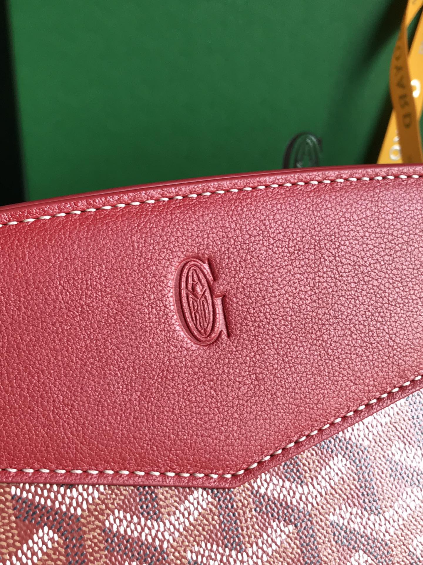 Goyard Rouette Structure Mini Bag red