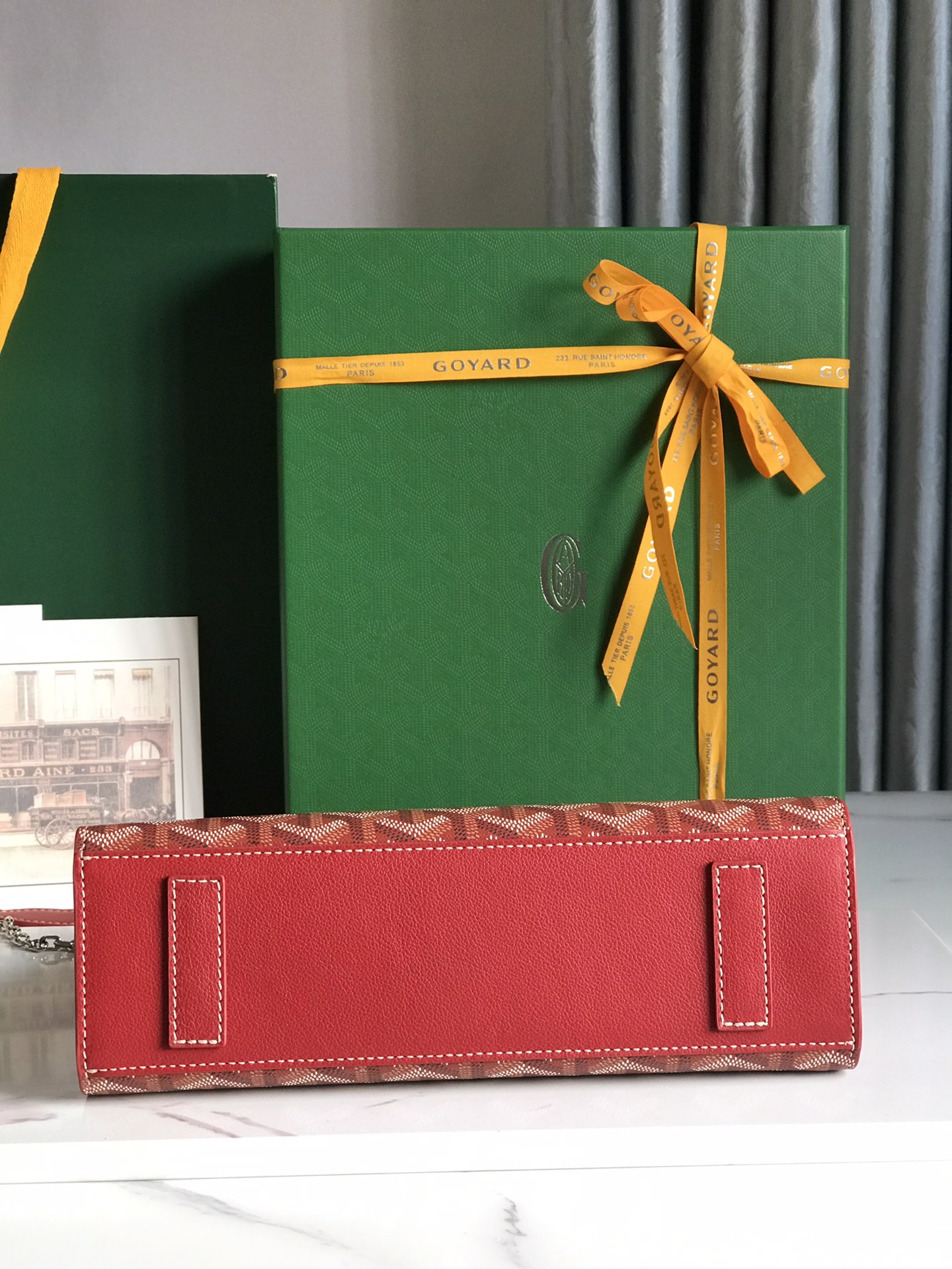 Goyard Rouette Structure Mini Bag red