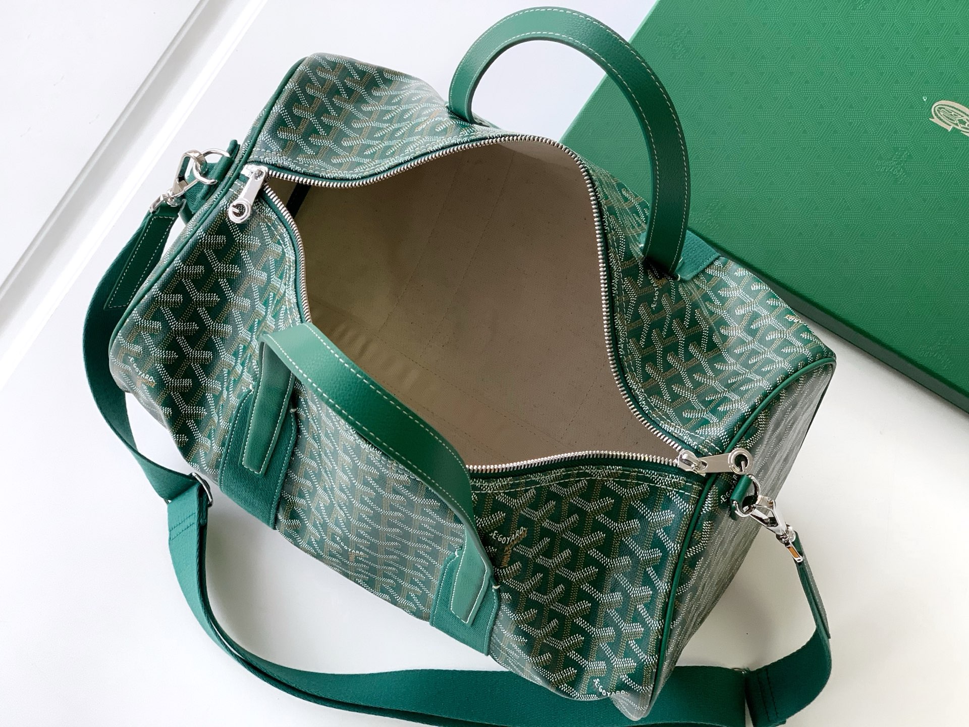 Goyard Barrel 40 Sports Duffle Bag Green |