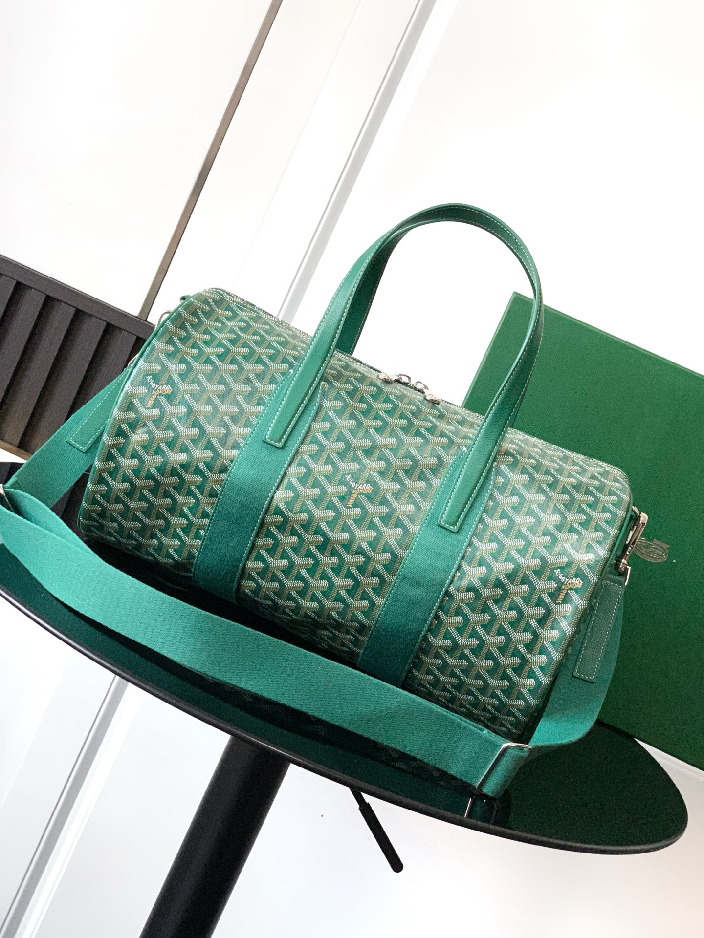 Goyard Barrel 40 Sports Duffle Bag Green |