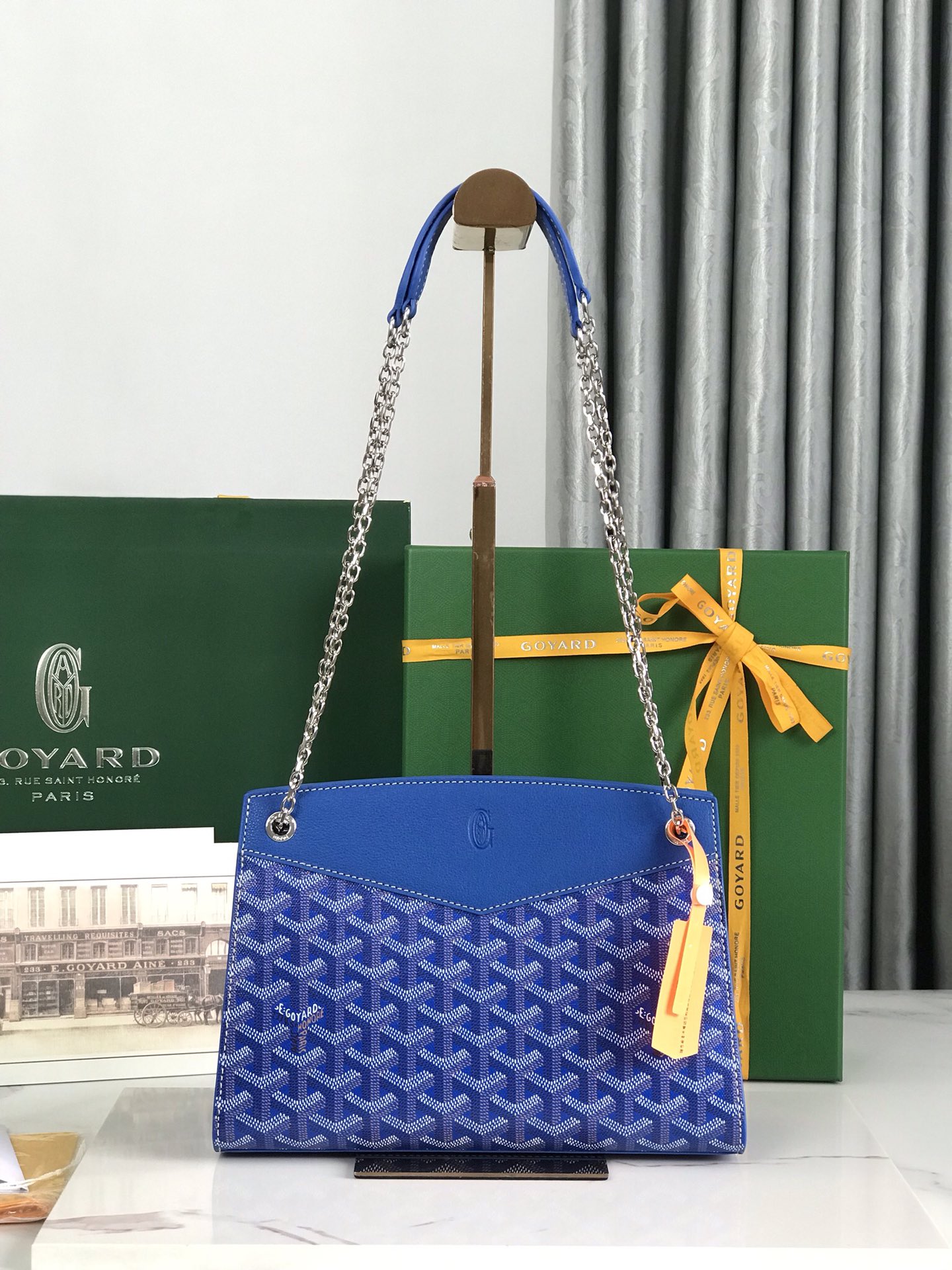Goyard Rouette Structure Mini Bag blue