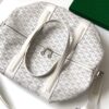 Goyard Barrel 40 Sports Bag White