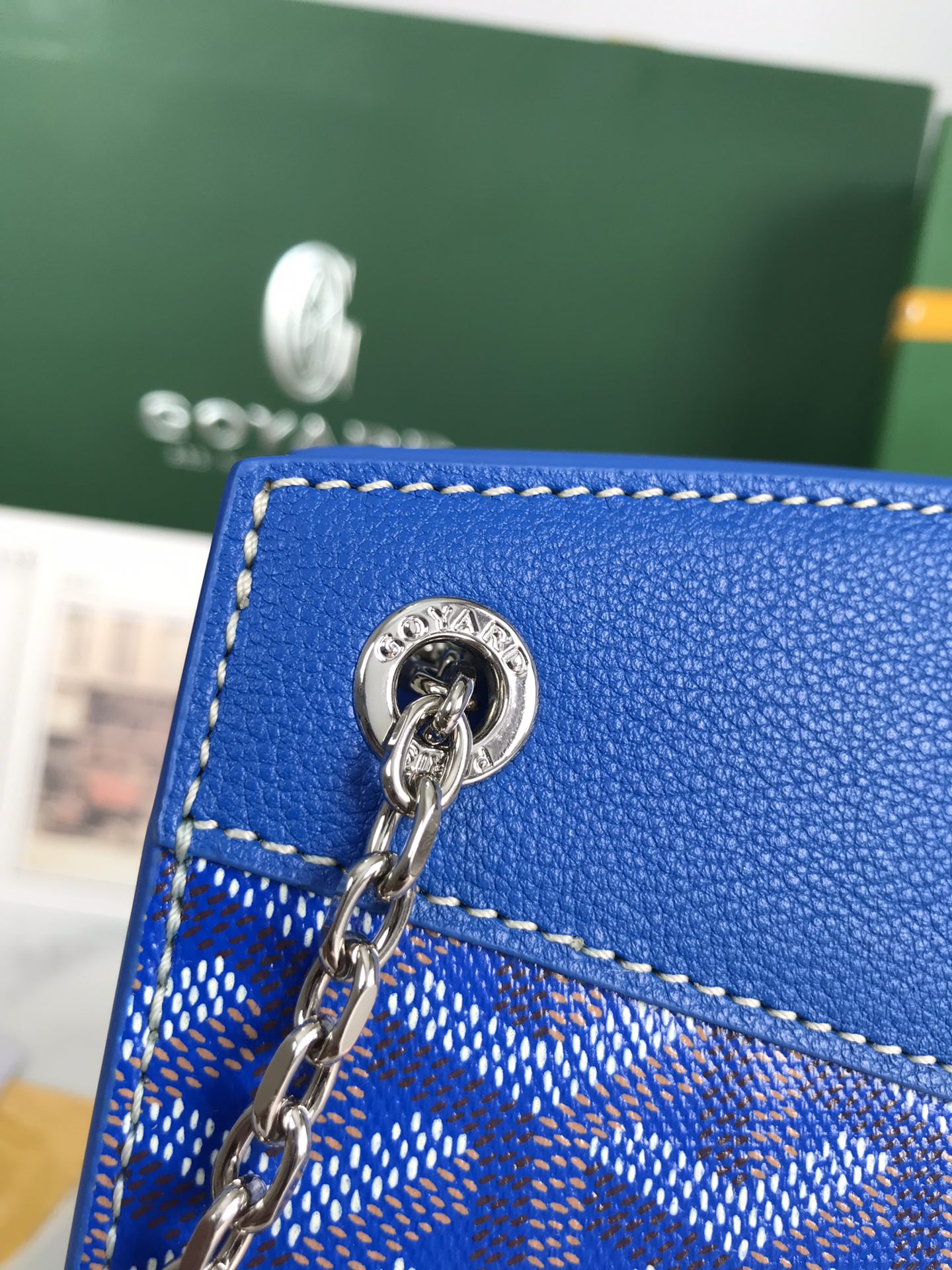Goyard Rouette Structure Mini Bag blue