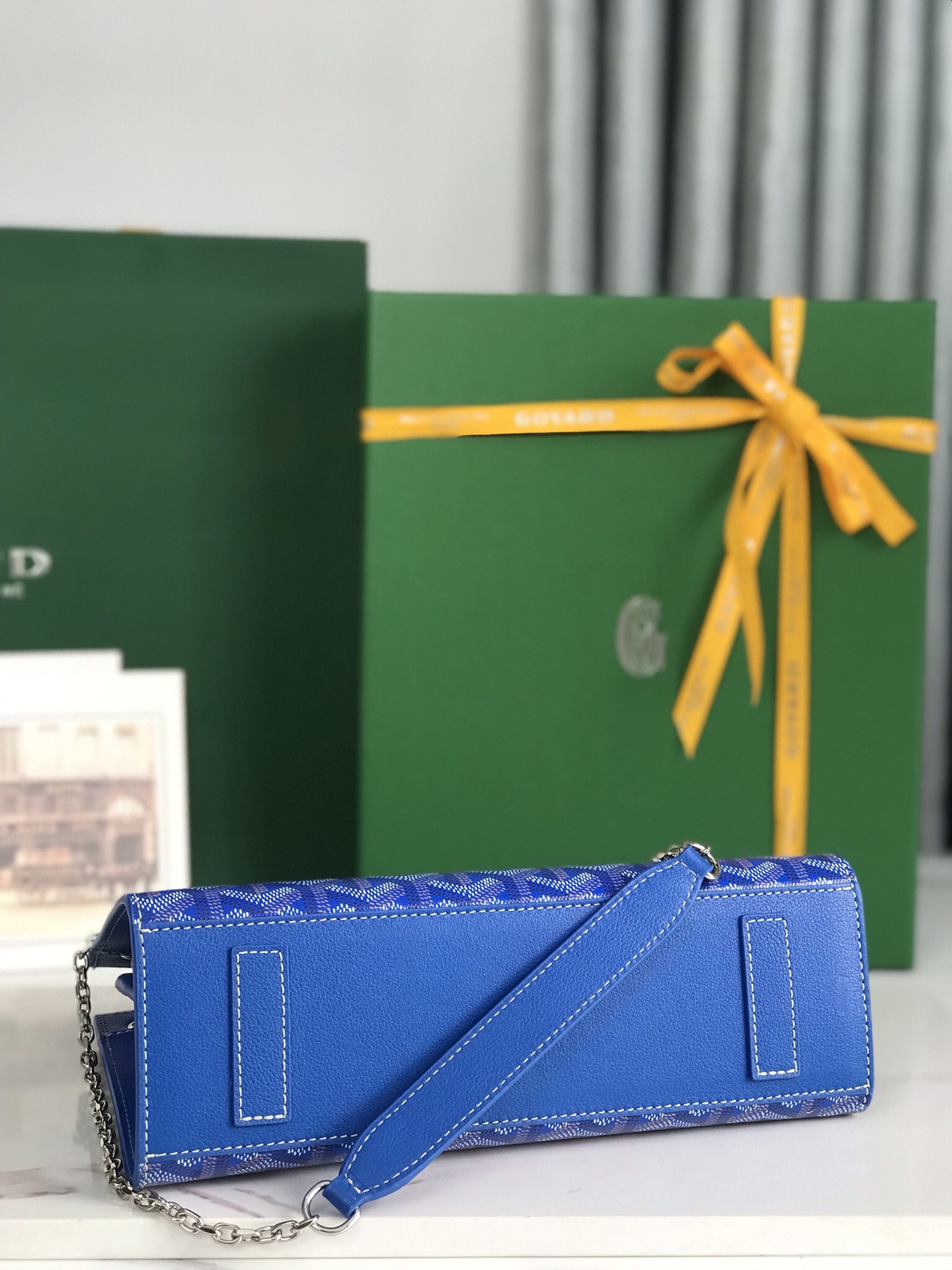 Goyard Rouette Structure Mini Bag blue