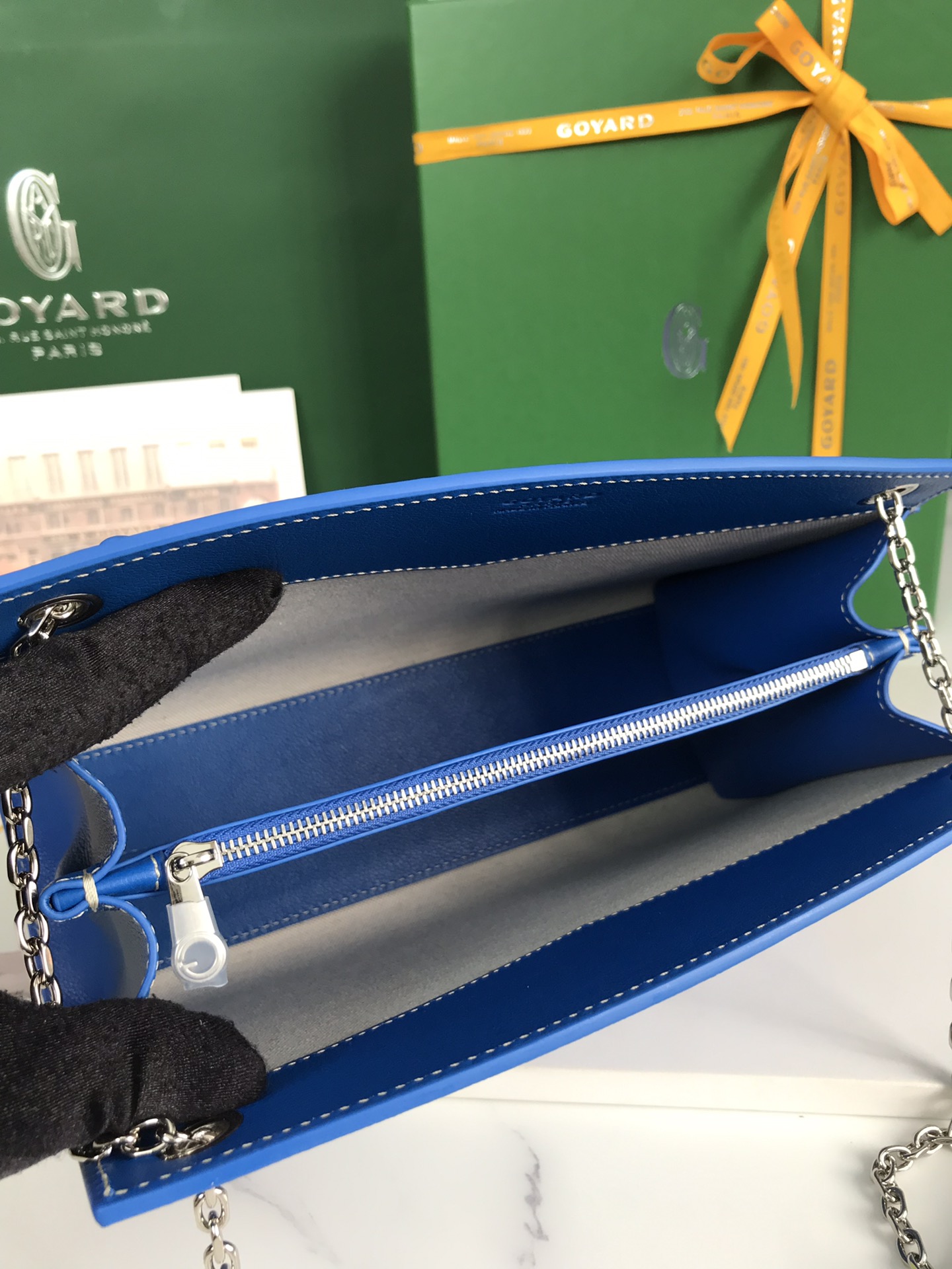 Goyard Rouette Structure Mini Bag blue