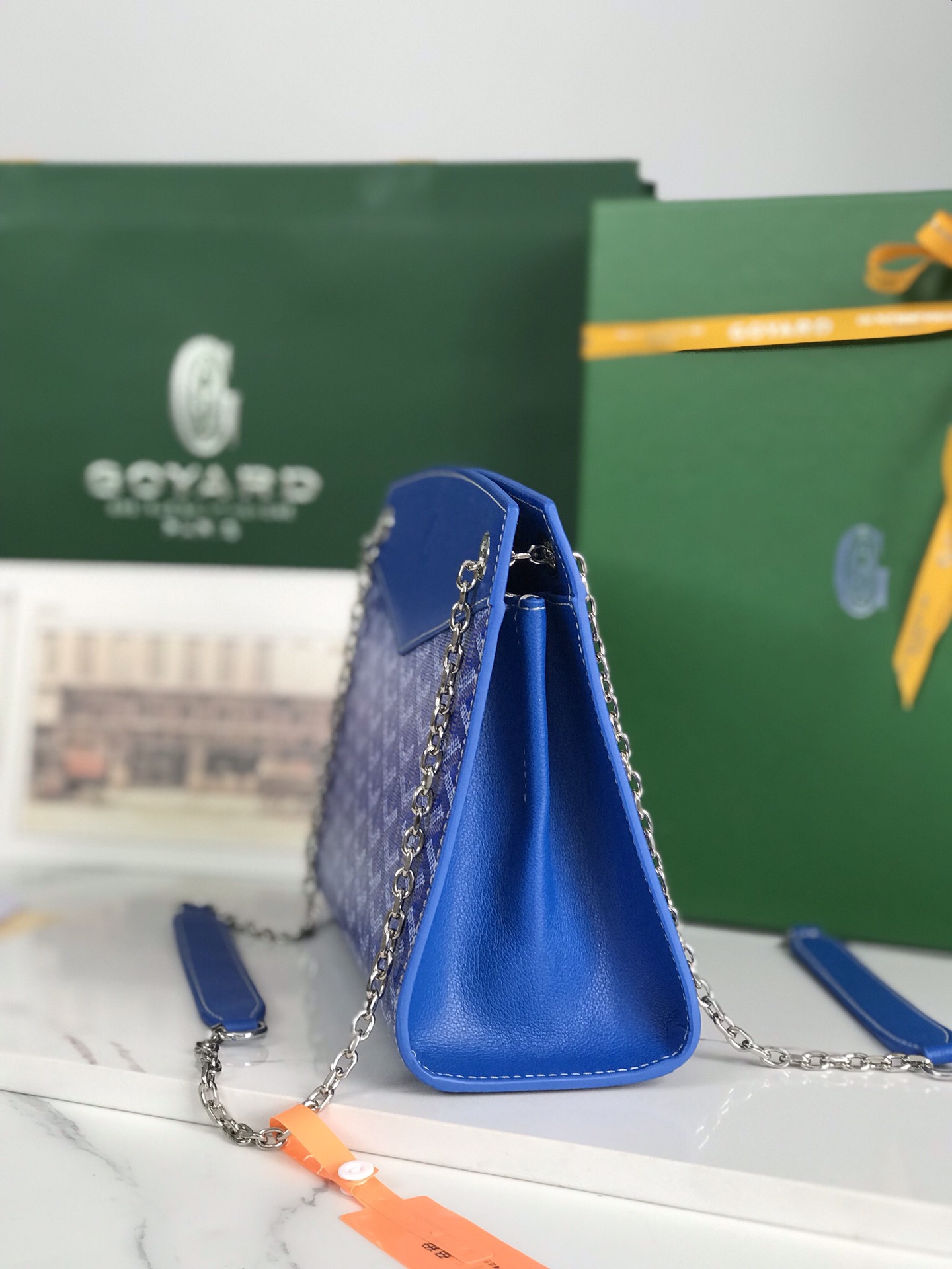 Goyard Rouette Structure Mini Bag blue