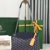 Goyard Rouette Structure Mini Shoulder Bag navy blue Tan