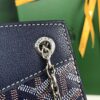 Goyard Rouette Structure Mini Shoulder Bag navy blue Tan