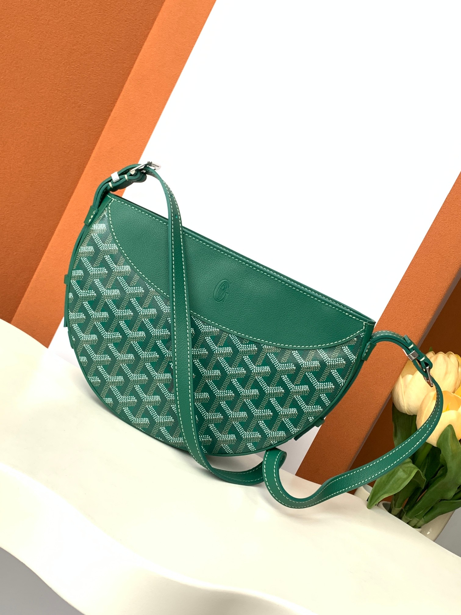 Goyard Hirondelle Bag 'green ' HIRONDPMLTY01CL01P