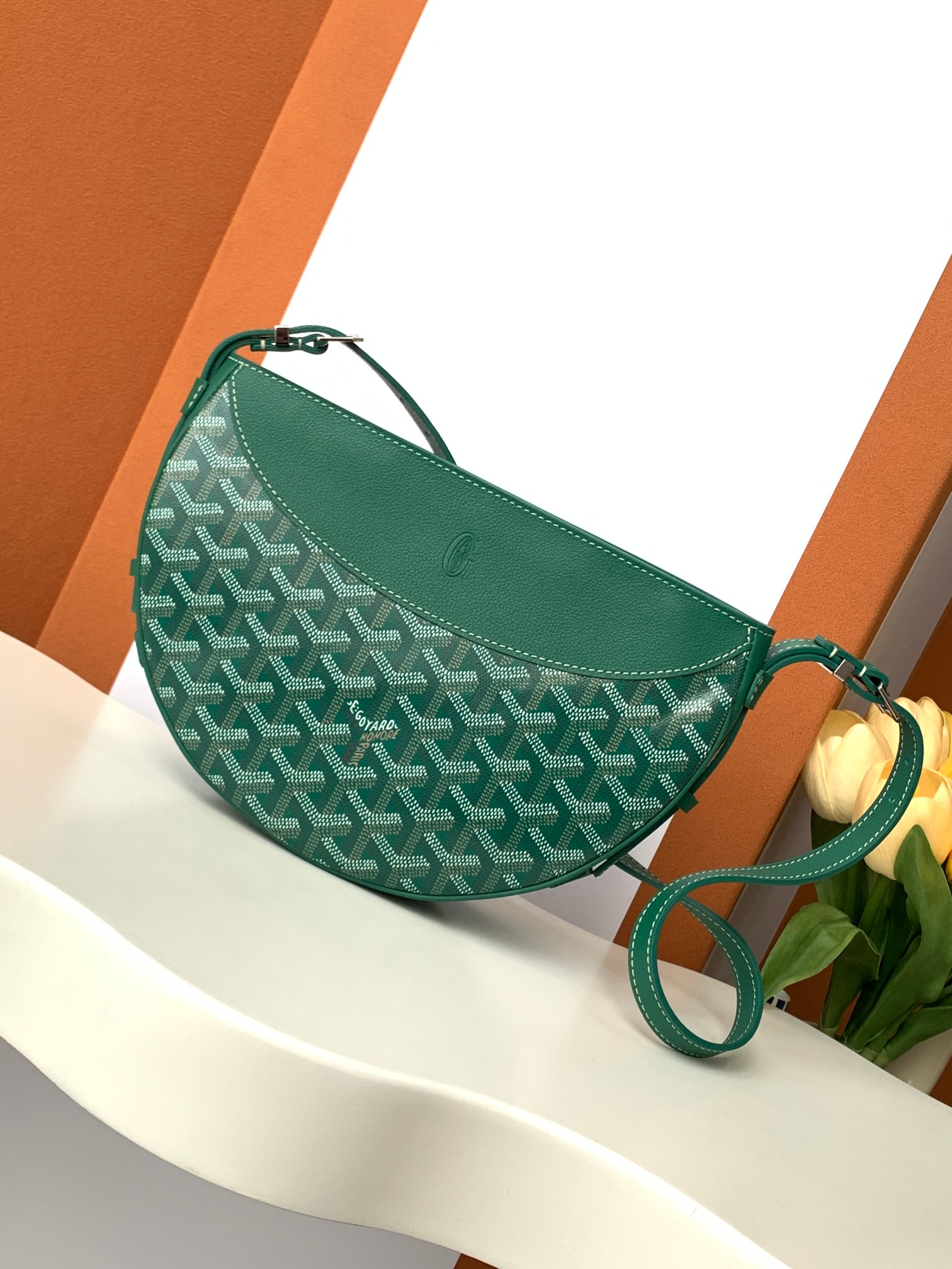 Goyard Hirondelle Bag ‘green ‘ HIRONDPMLTY01CL01P