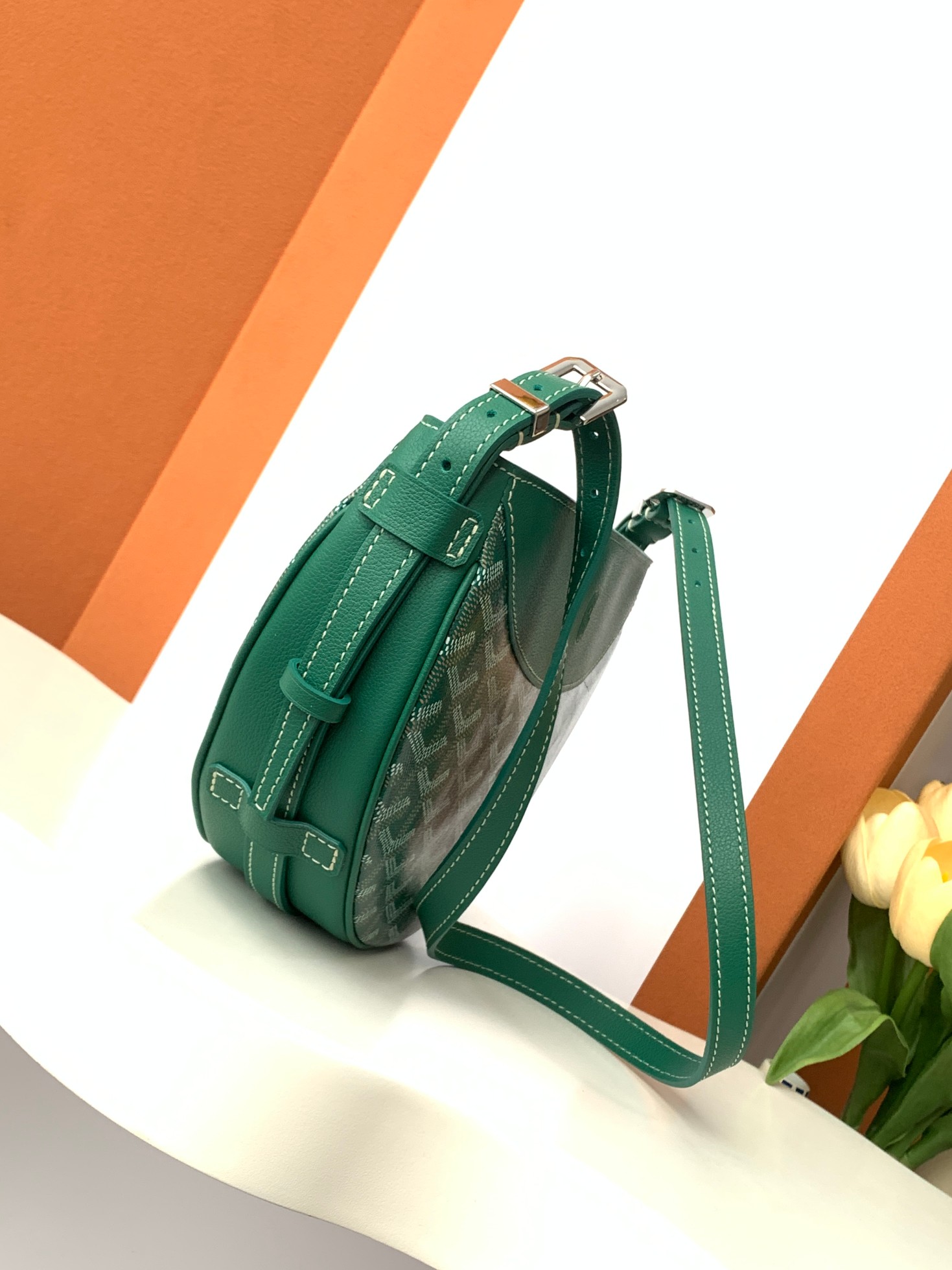 Goyard Hirondelle Bag 'green ' HIRONDPMLTY01CL01P