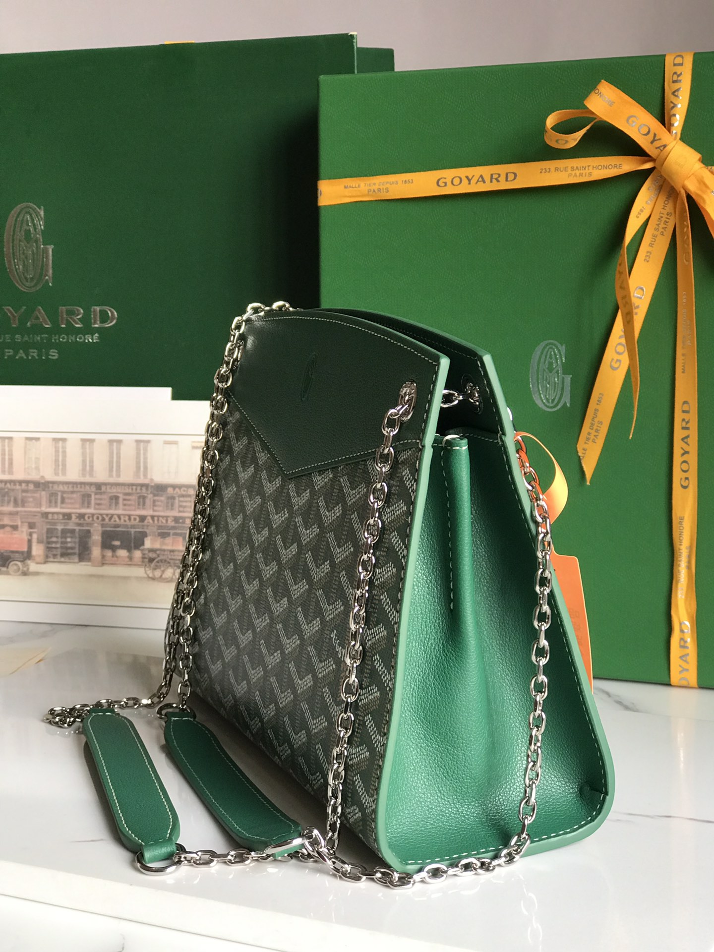 Goyard Rouette Structure Mini Bag Green