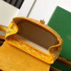 GOYARD Goyardine Calfskin Mini Alpin Backpack Yellow