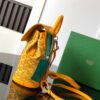 GOYARD Goyardine Calfskin Mini Alpin Backpack Yellow
