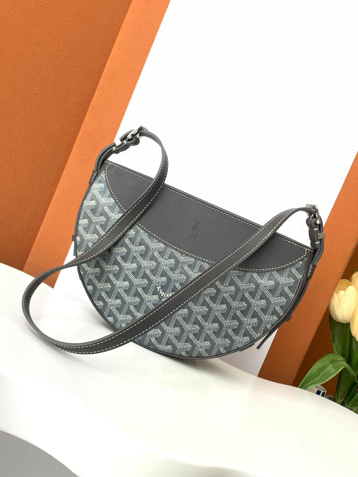 Goyard Hirondelle Bag 'Grey' HIRONDPMLTY51CL51P