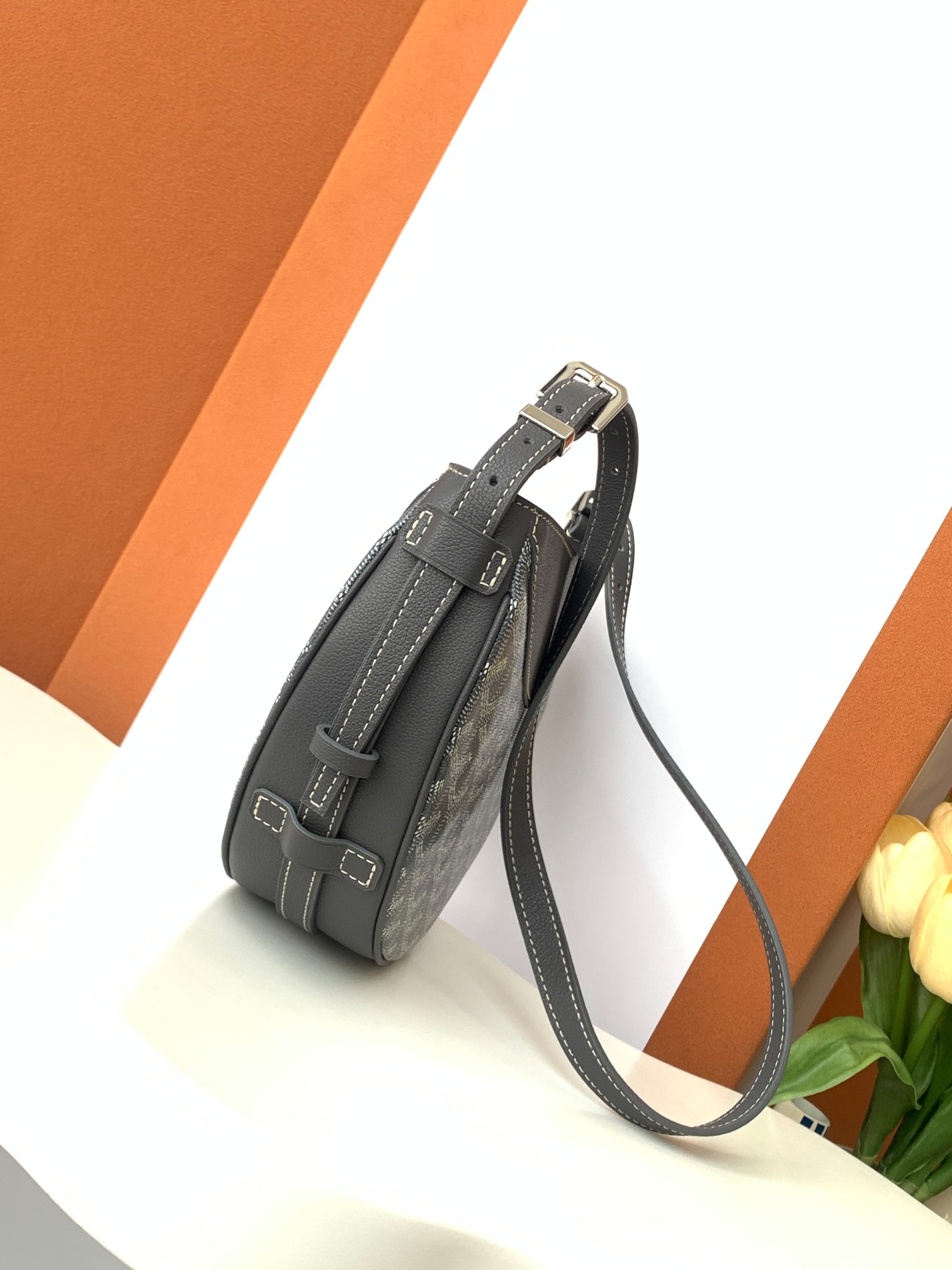 Goyard Hirondelle Bag 'Grey' HIRONDPMLTY51CL51P