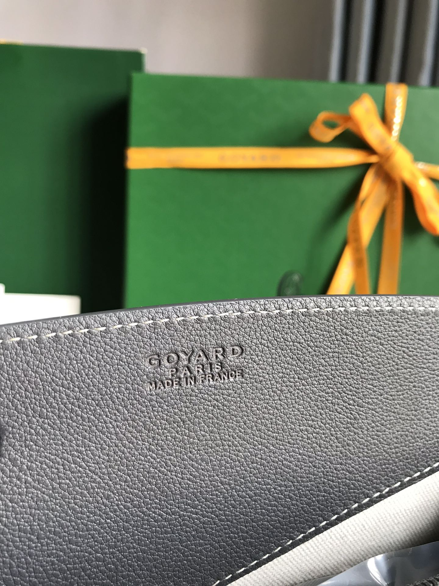 Goyard Rouette Structure Mini Shoulder Bag gray Tan