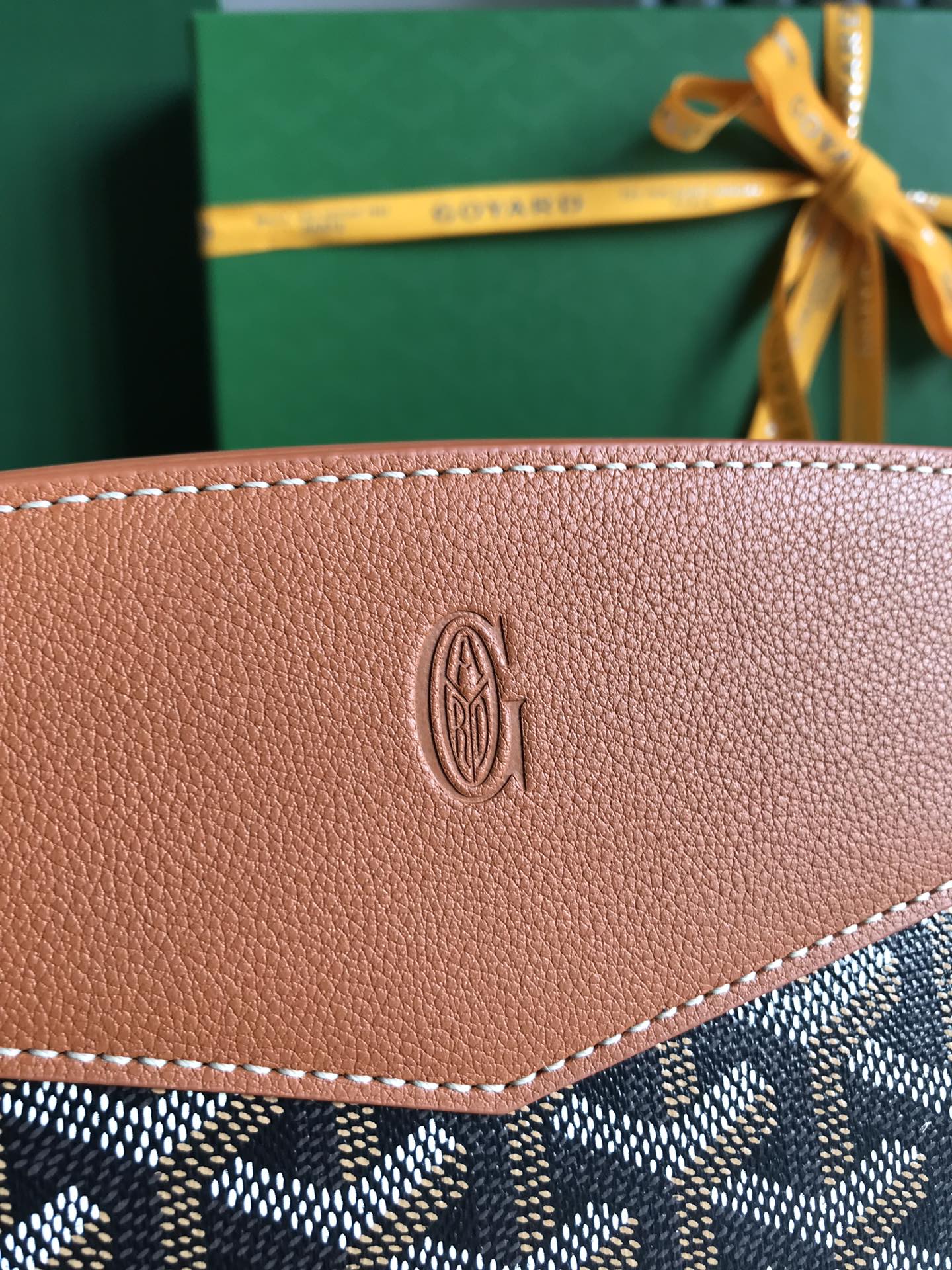 Goyard Rouette Structure Mini Shoulder Bag brown Tan
