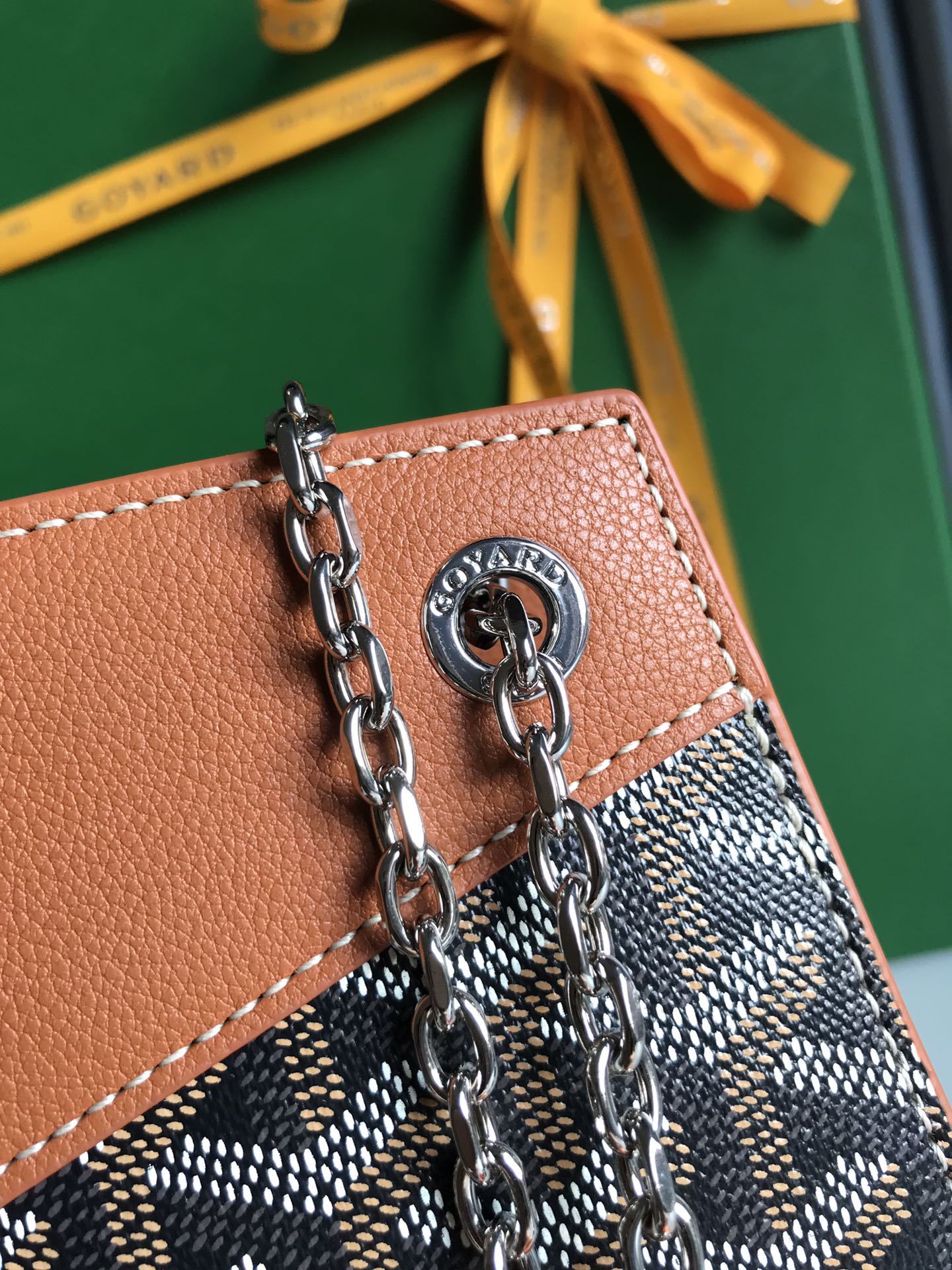Goyard Rouette Structure Mini Shoulder Bag brown Tan