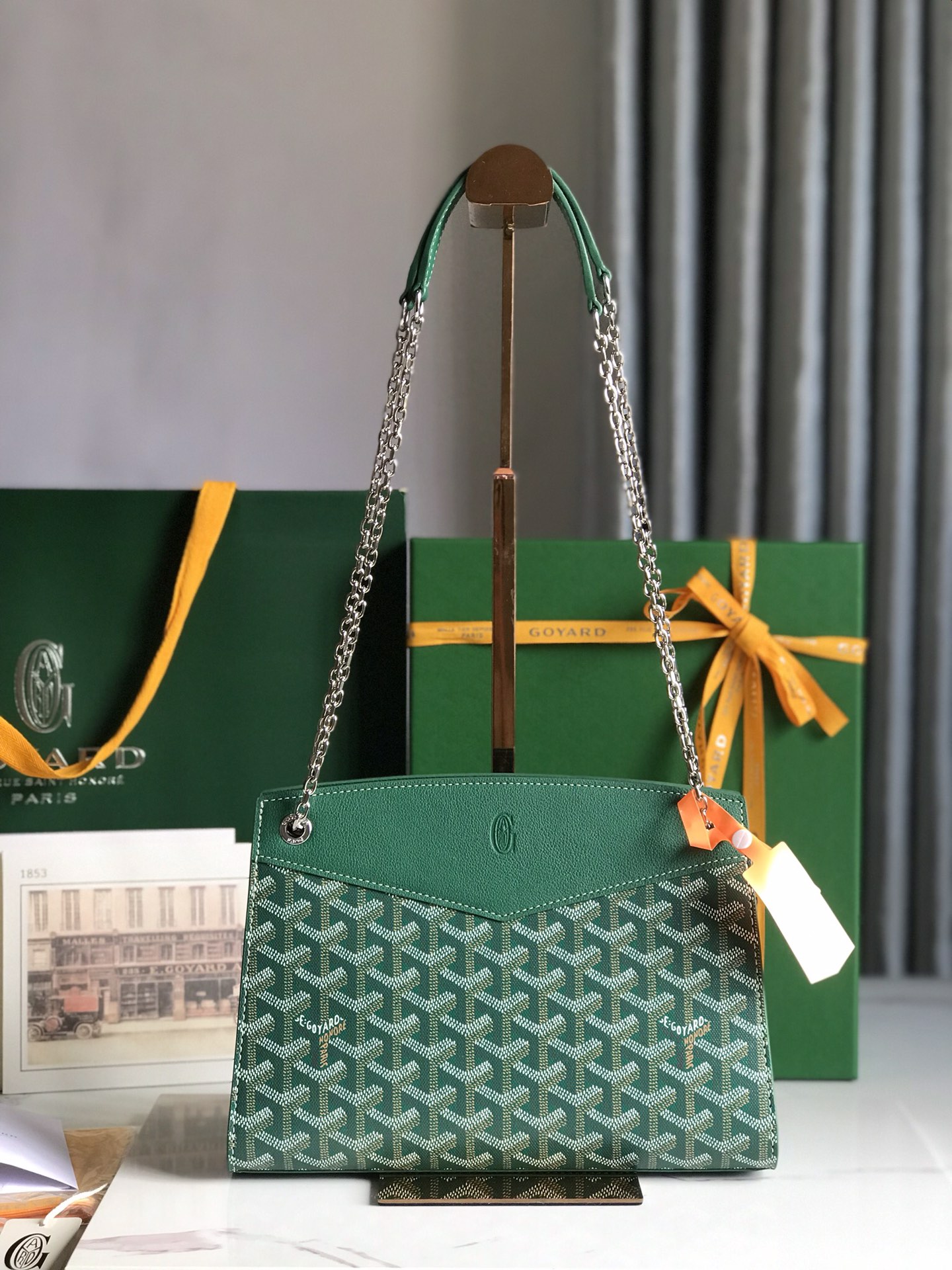 Goyard Goyardine Sac Rouette Mini – green Shoulder Bags, Handbags