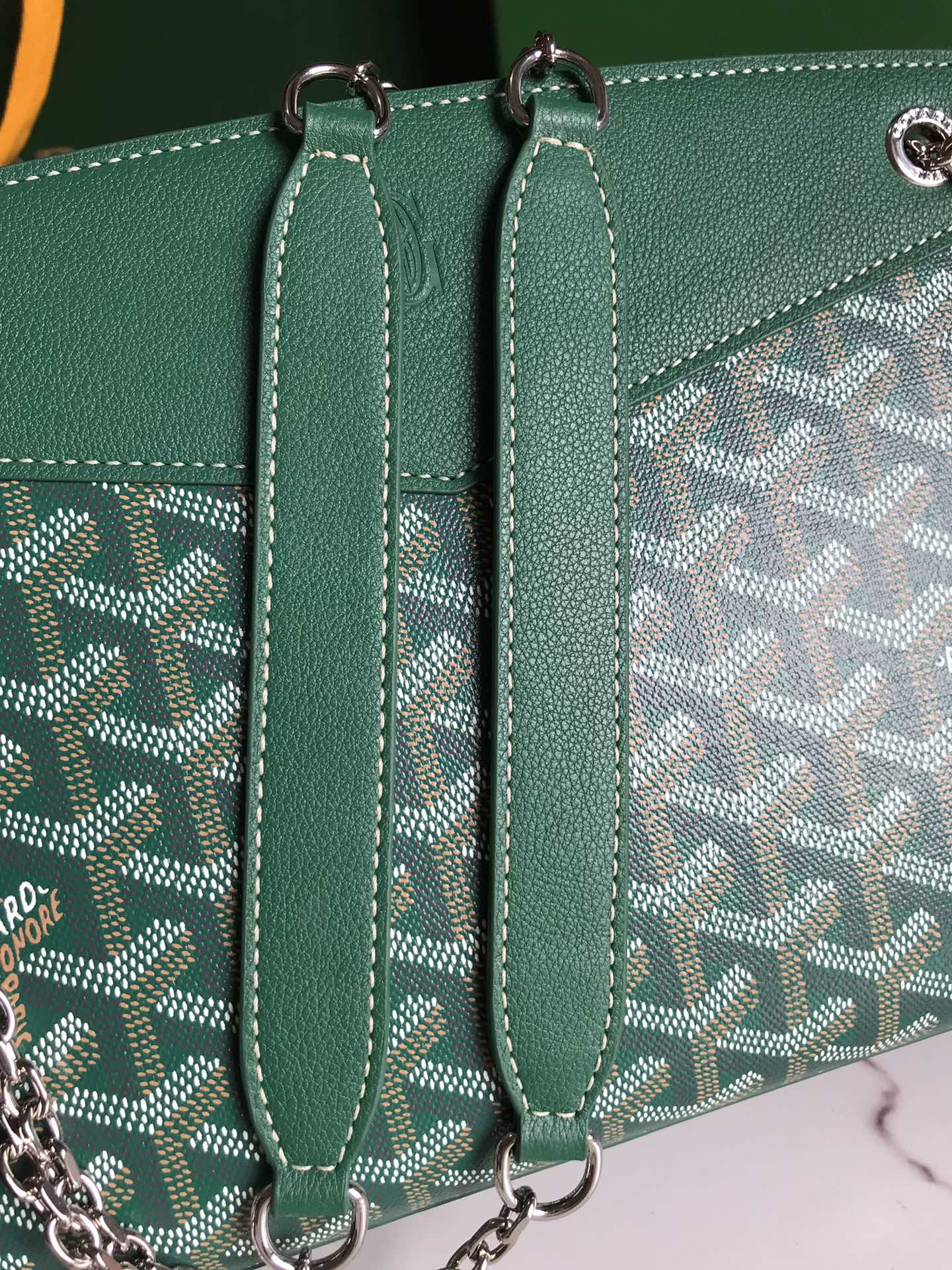 Goyard Goyardine Sac Rouette Mini - green Shoulder Bags, Handbags