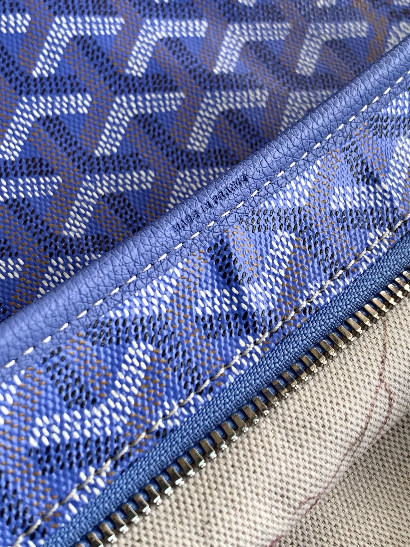 GOYARD Goyardine Boheme Hobo Blue 1387062 |