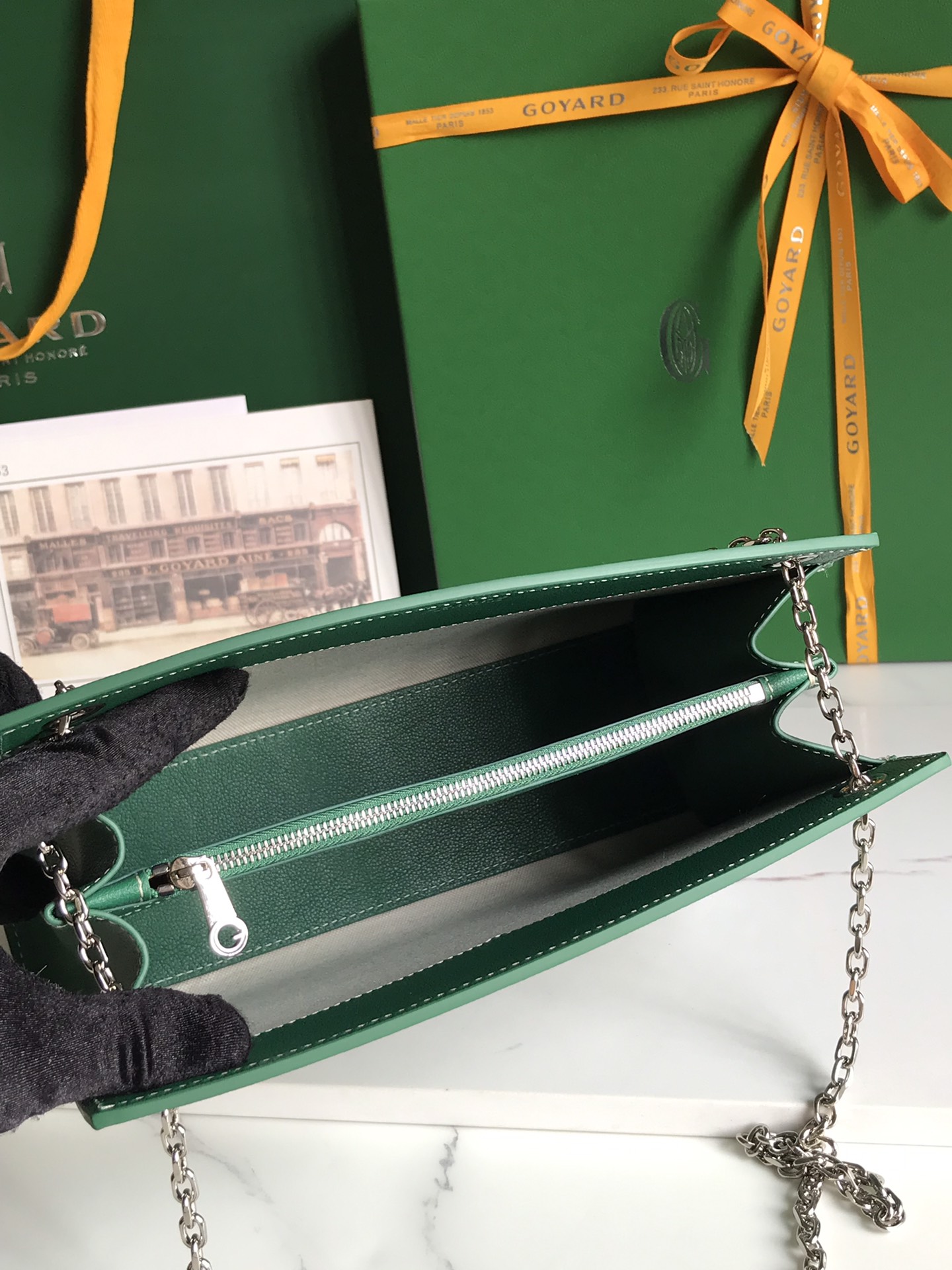 Goyard Goyardine Sac Rouette Mini - green Shoulder Bags, Handbags